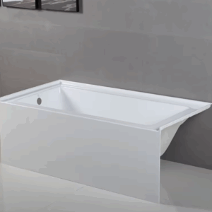 Bath tub Front skirt Tub - RIGHT - Apron/Skirt FRP- 60" x 32" x 22"